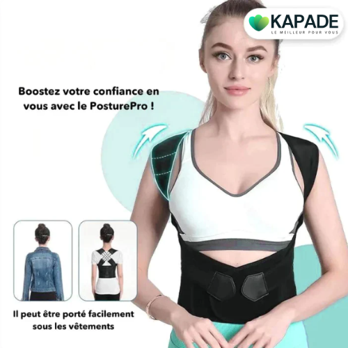 Comment le correcteur de posture PosturePro™ aide à prévenir les douleurs dorsales ?